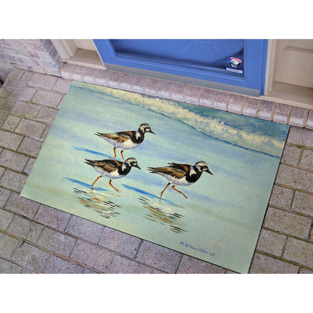 Ruddy Turnstones Large Door Mat