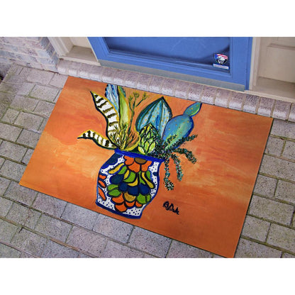 Cactus in Pot Large Door Mat