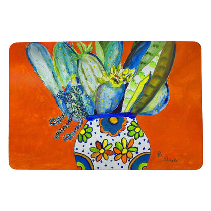 Potted Cactus Small Door Mat