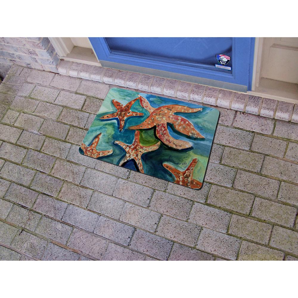 Swimming Starfish Small Door Mat