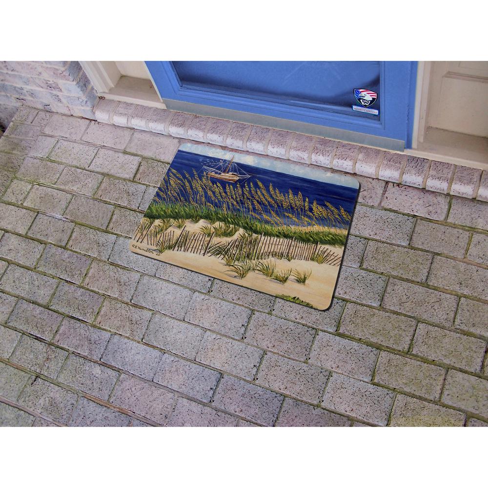 Shrimp Boat & Oates Door Mat 18x26