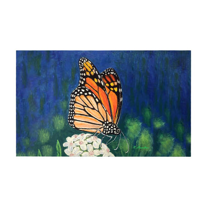Monarch & Flower Door Mat 30x50