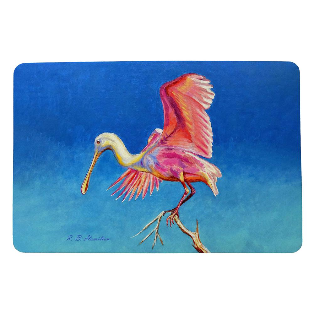 Spoonbill Wings Door Mat 18x26