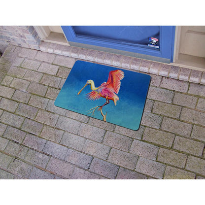 Spoonbill Wings Door Mat 18x26