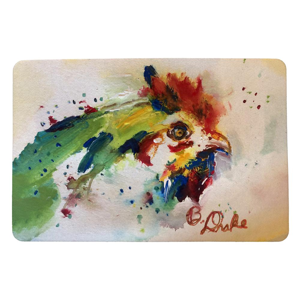 Chicken Portrait Door Mat 18x26