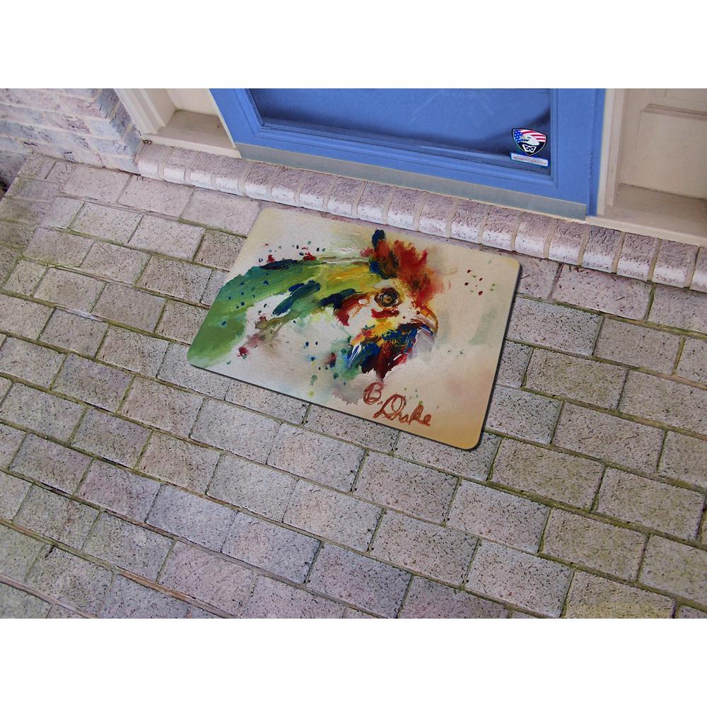 Chicken Portrait Door Mat 18x26