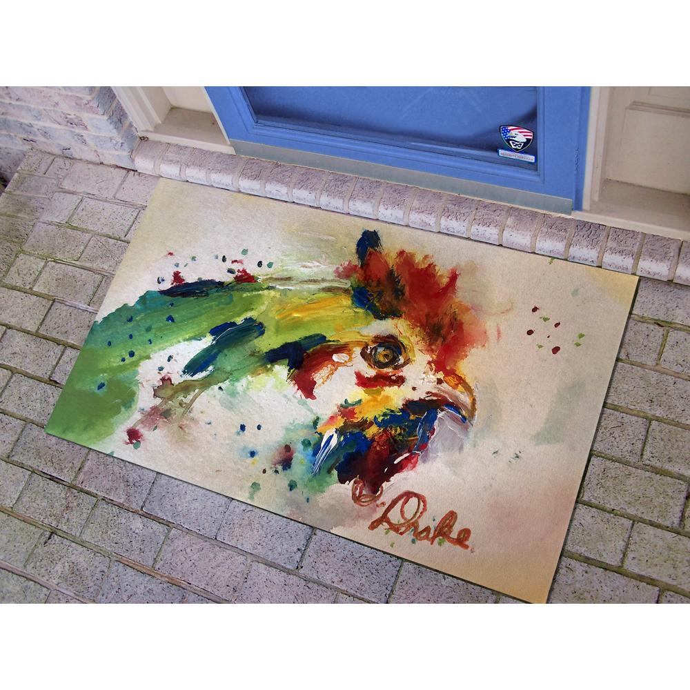 Chicken Portrait Door Mat 30x50