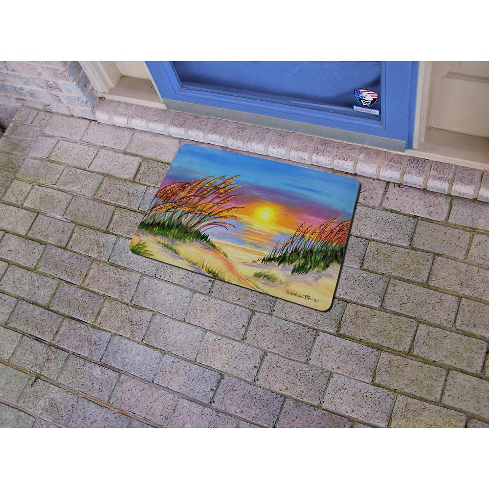 Sea Oates Sunrise Door Mat 18x26