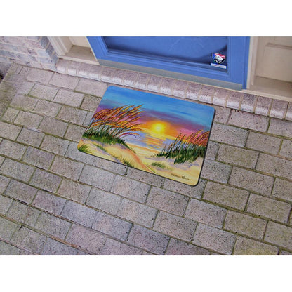Sea Oates Sunrise Door Mat 18x26