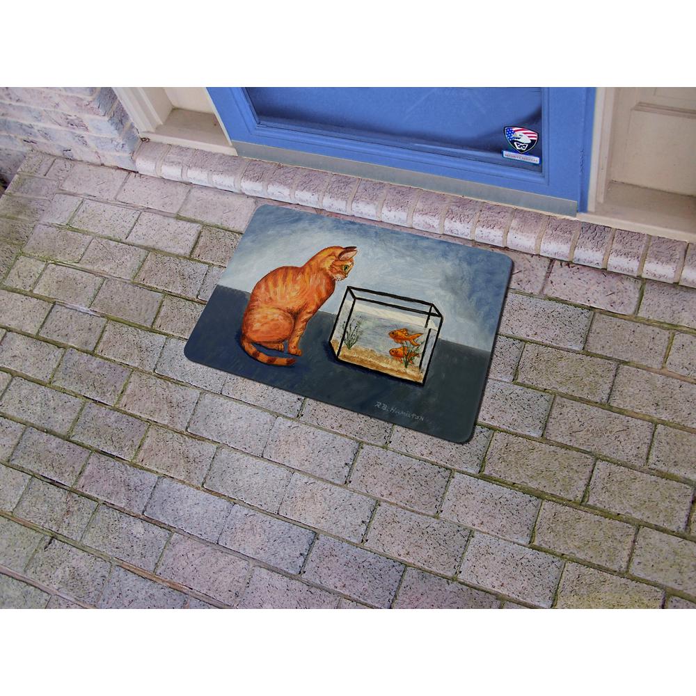 Orange Like Me Door Mat 18x26