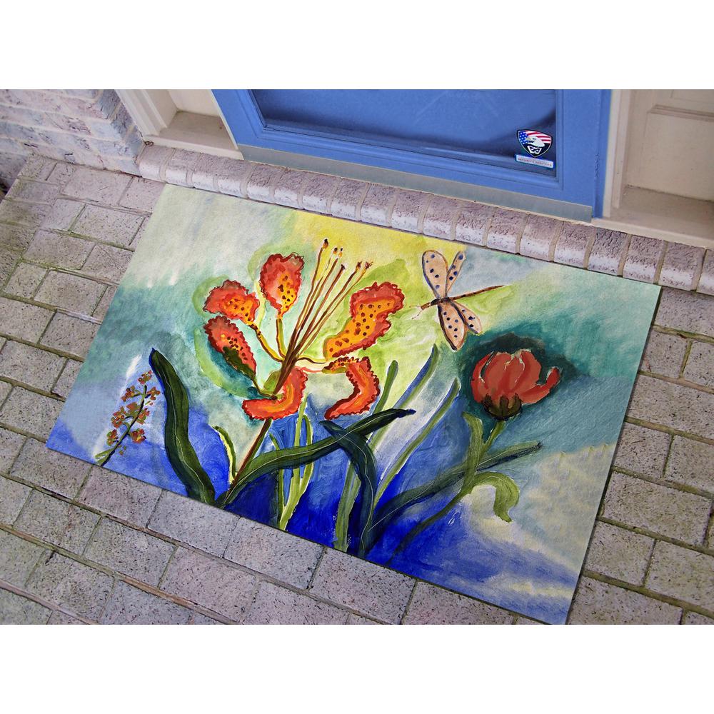 Tiger Lily Door Mat 30x50