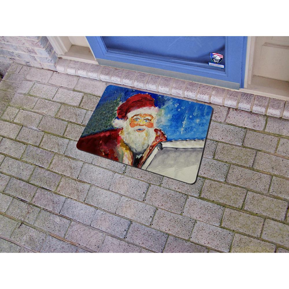 Santa's List Door Mat 18x26
