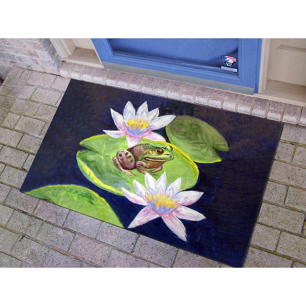 Frog & Lily Door Mat 30x50