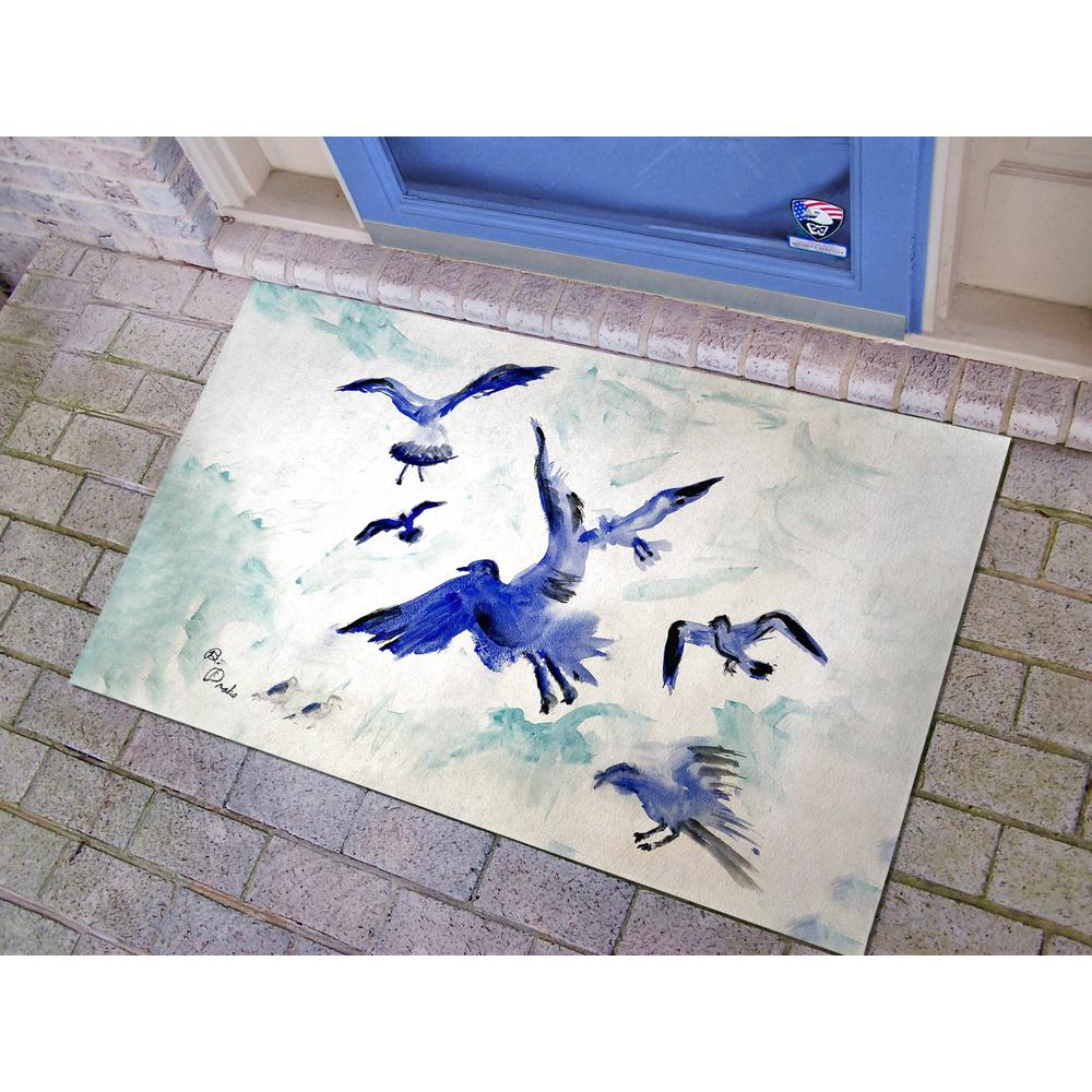 Flocking Gulls Door Mat 30x50