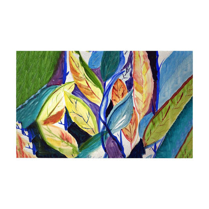 Gold Leaves Door Mat 30x50