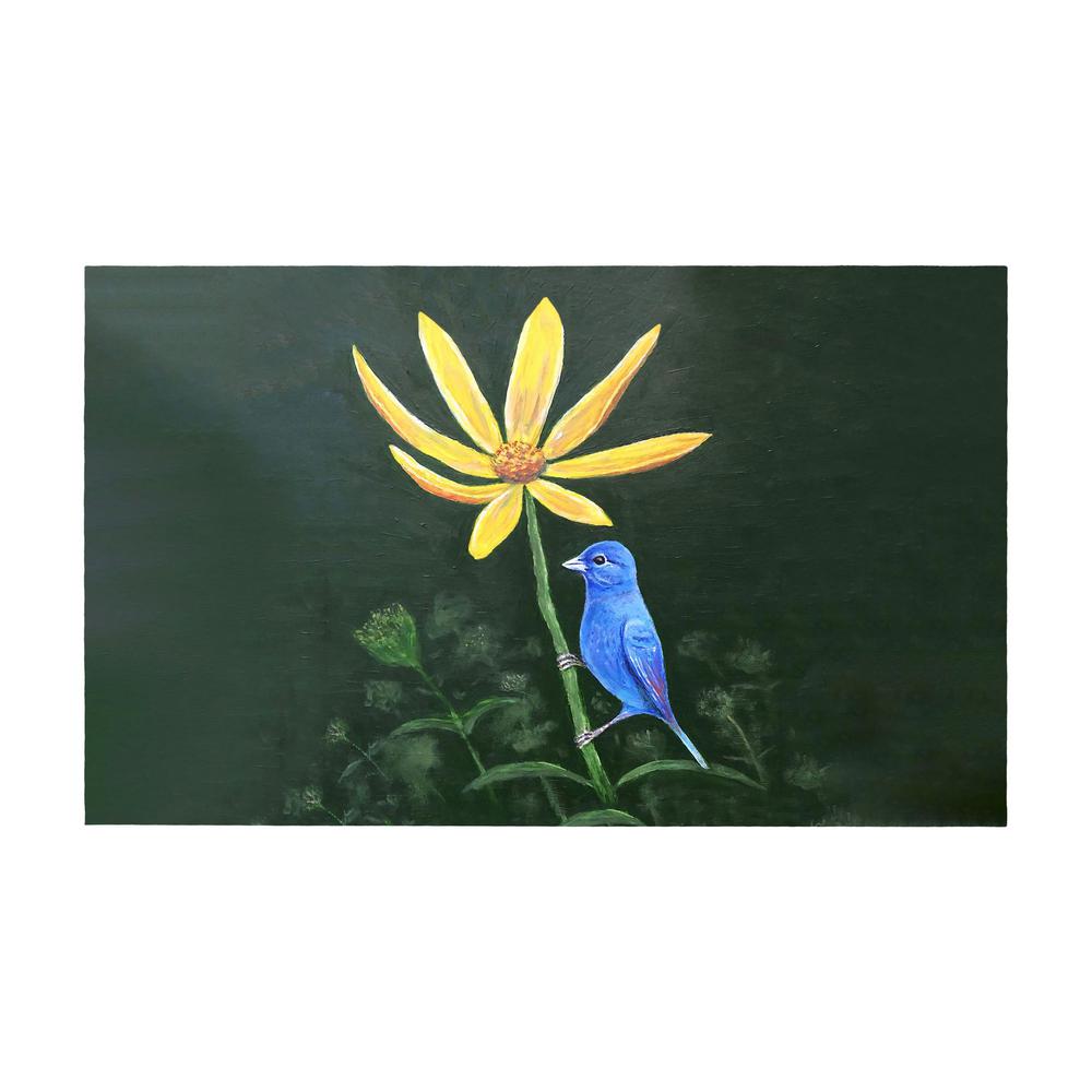 Indigo Bunting Door Mat 30x50