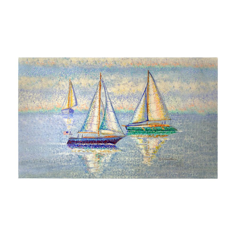 Sailing By Door Mat 30x50