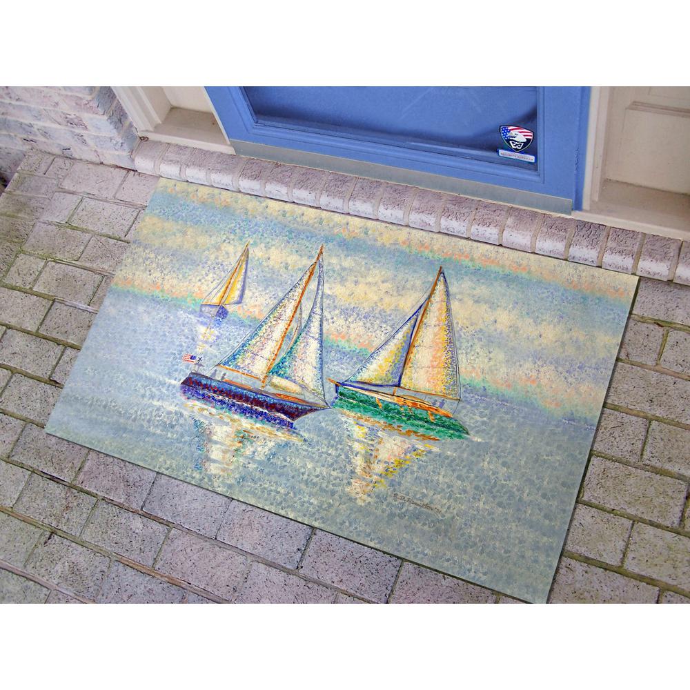 Sailing By Door Mat 30x50