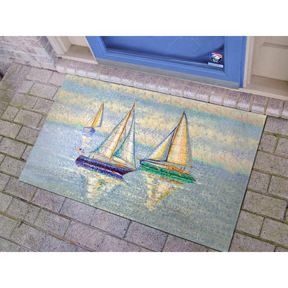 Sailing By Door Mat 30x50