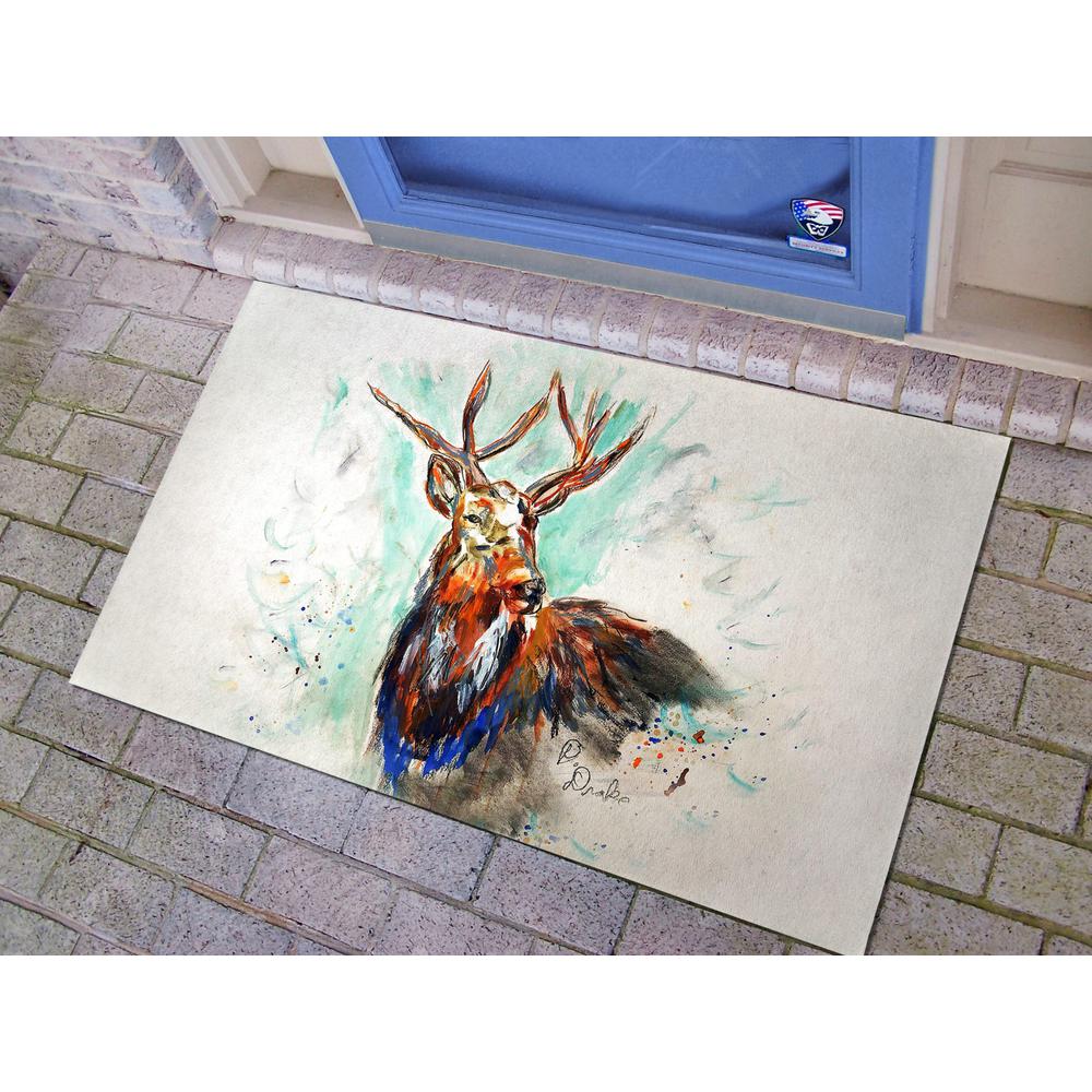 Buck in Fall Door Mat 30x50