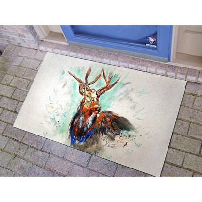 Buck in Fall Door Mat 30x50