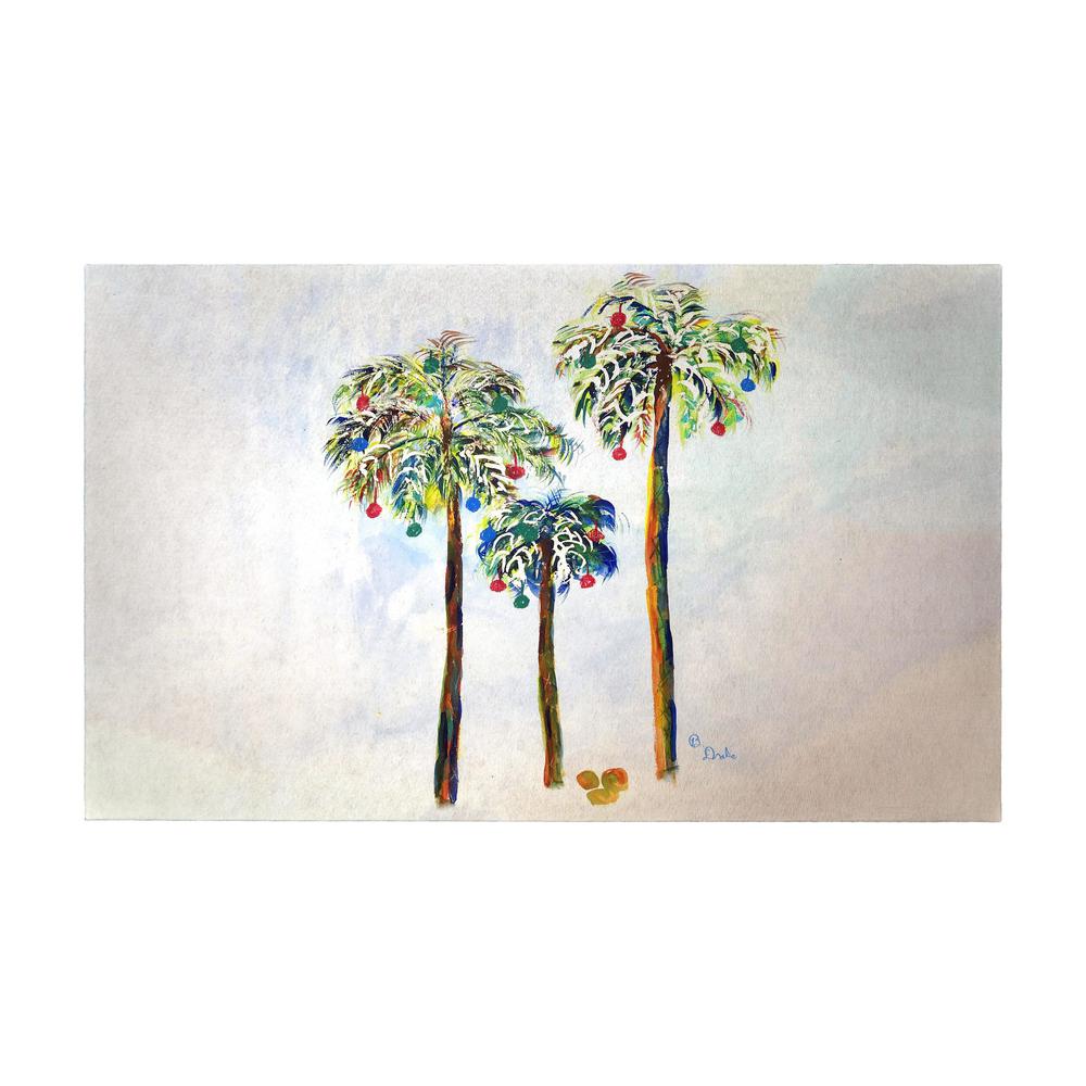 Christmas Palms Door Mat 30x50
