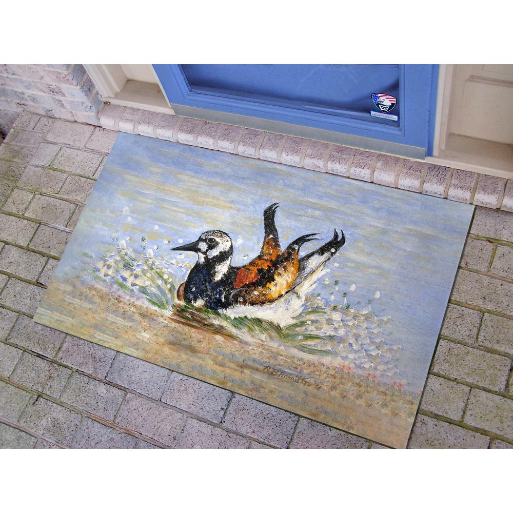 Beach Bird Bath Door Mat 30x50