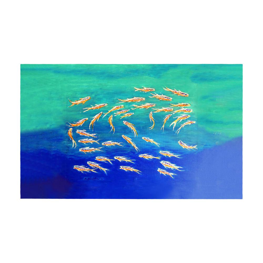 Schooling Fish Door Mat 30x50