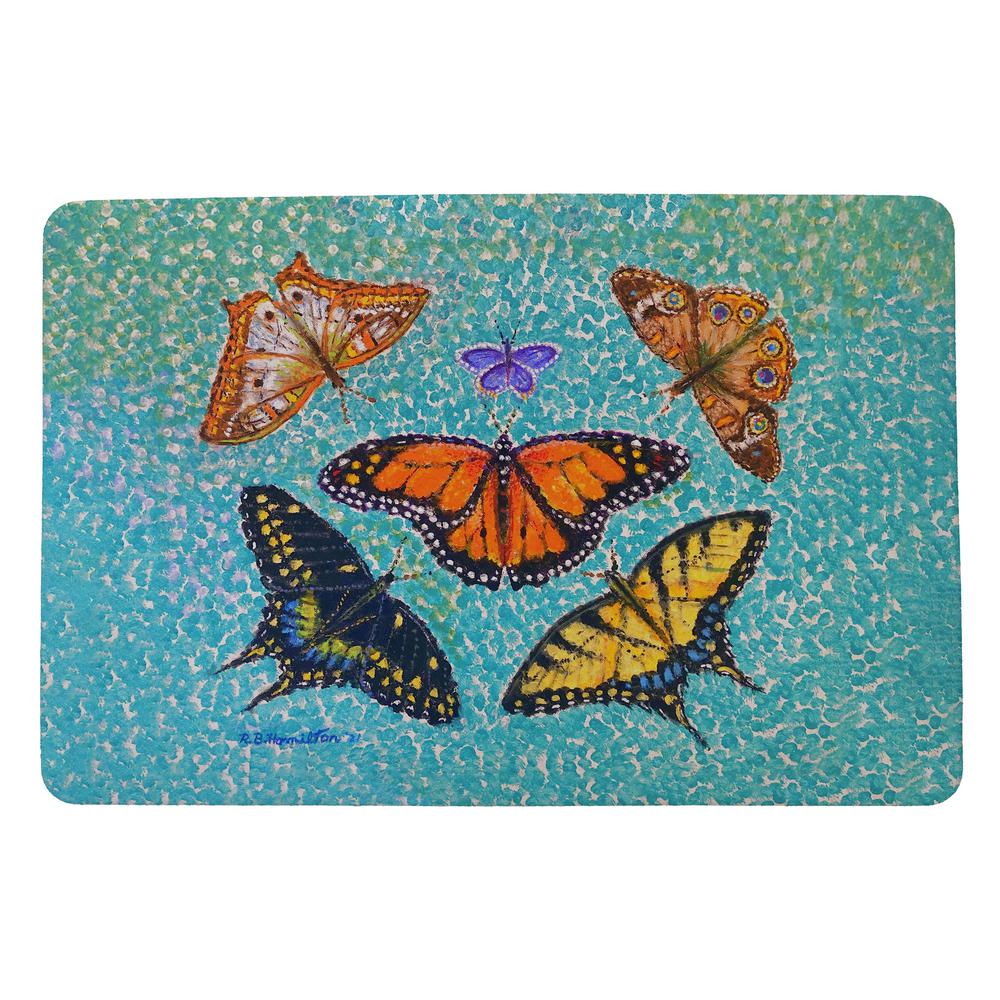 Butterfly Arrangement Door Mat 18x26
