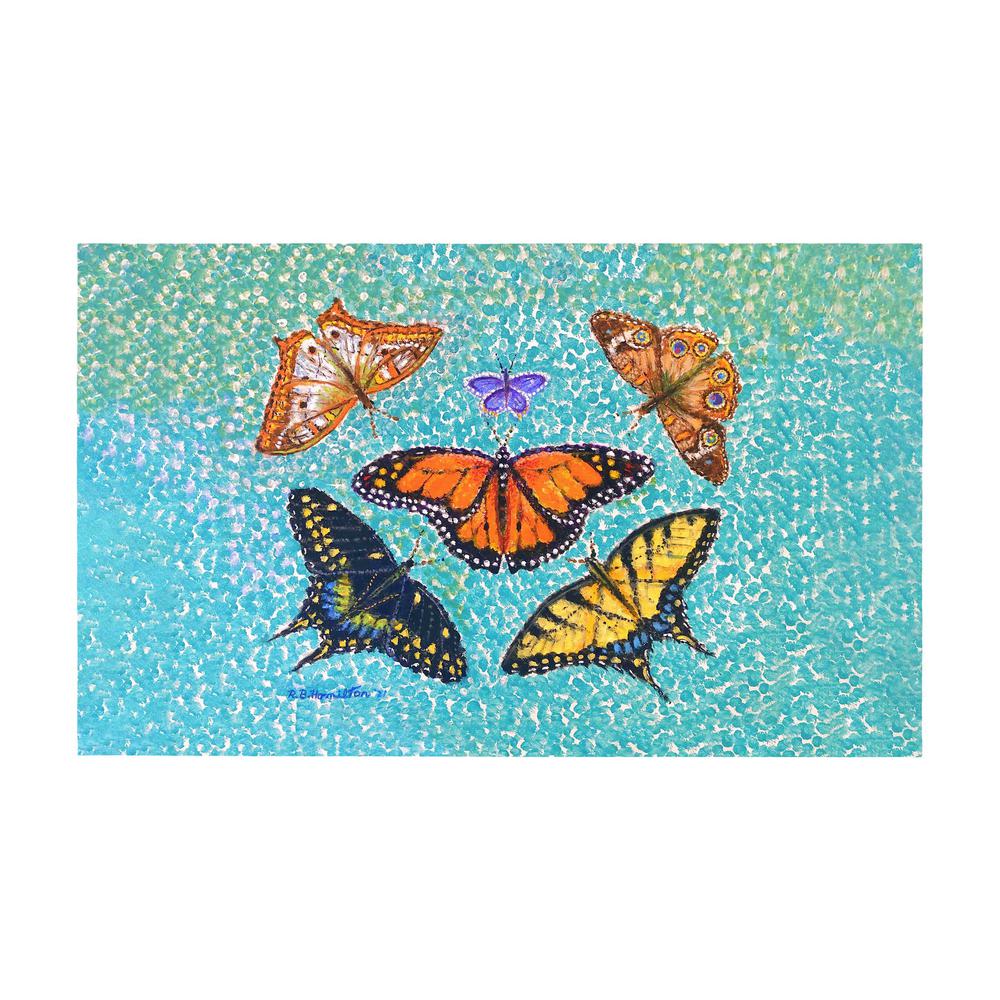 Butterfly Arrangement Door Mat 30x50