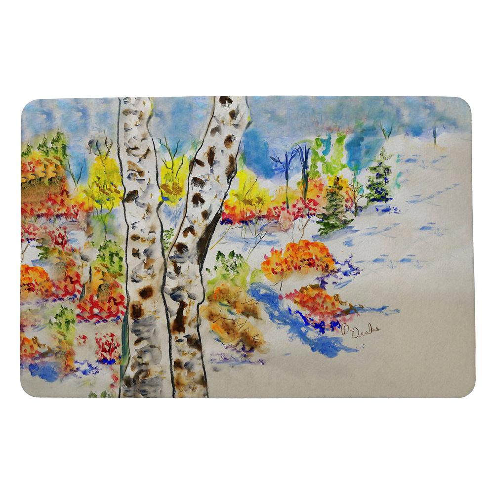 White Birch Door Mat 18x26