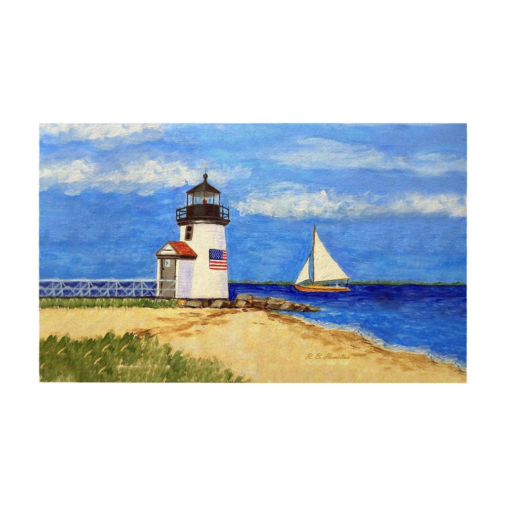 Brant Point Lighthouse, MA Door Mat 30x50