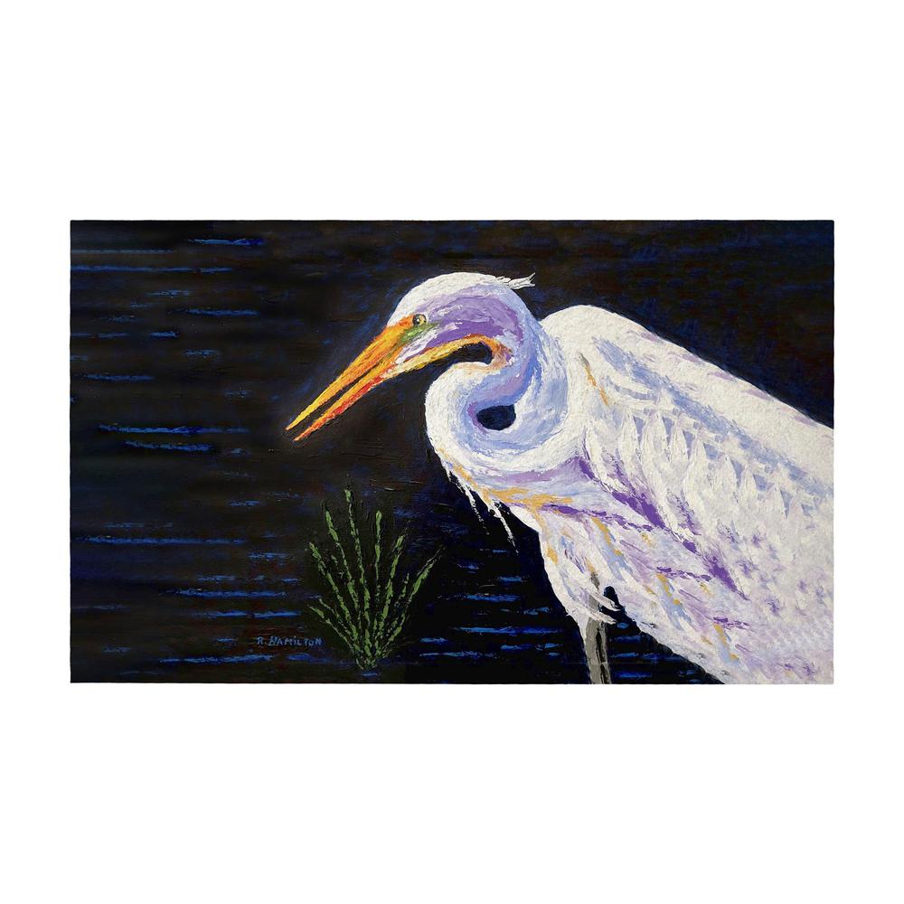 Palette Great Egret Door Mat 30x50