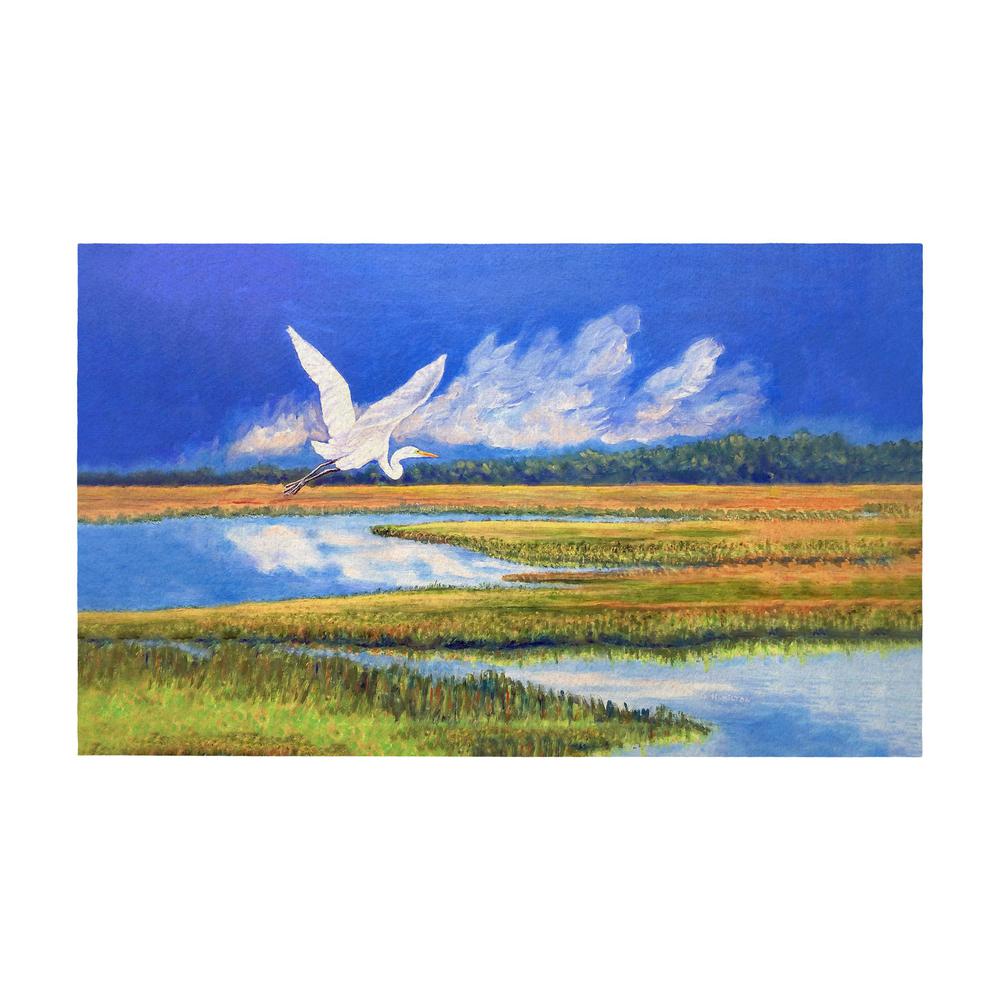 Flying Egret Door Mat 30x50