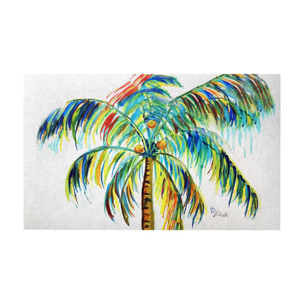 Multi-Color Palm Door Mat 30x50