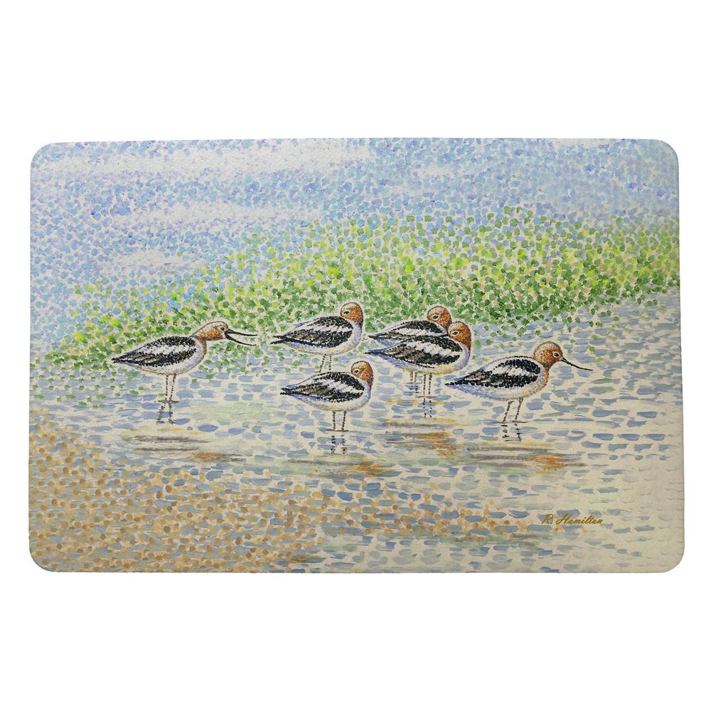 Summer Avocets Door Mat 18x26