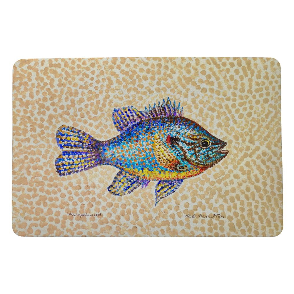Pumpkinseed Fish Door Mat 18x26