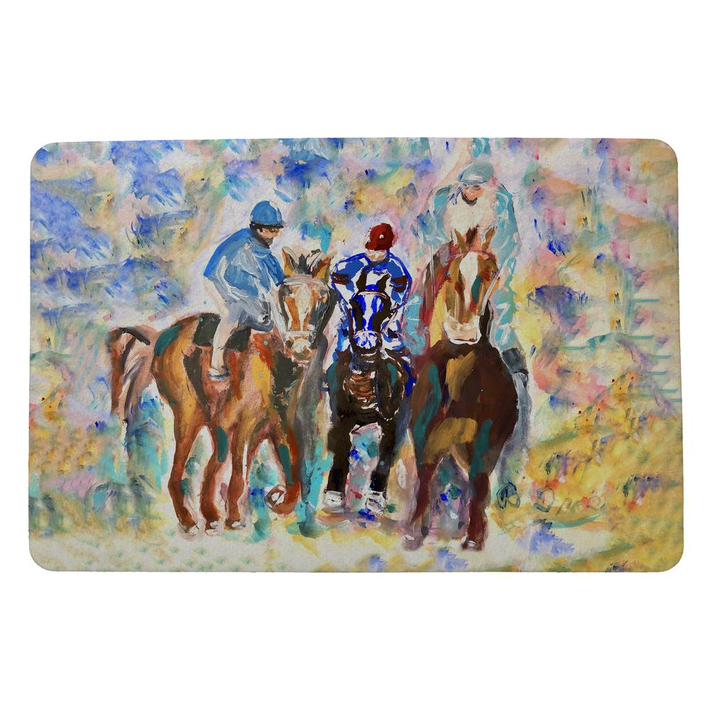 Three Racing II Door Mat 18x26