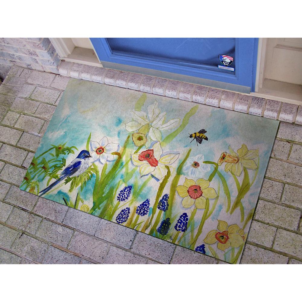 Bird & Daffodil Door Mat 30x50