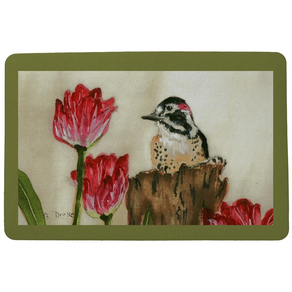 Woodpecker Door Mat 18x26
