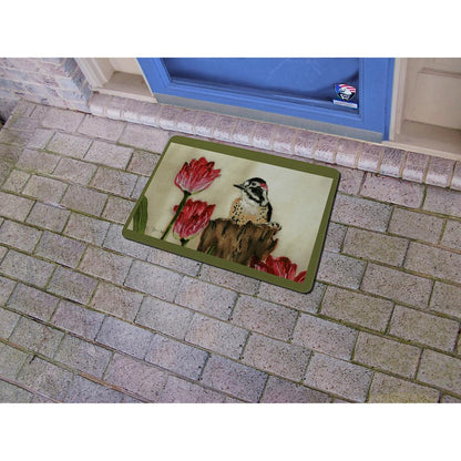 Woodpecker Door Mat 18x26