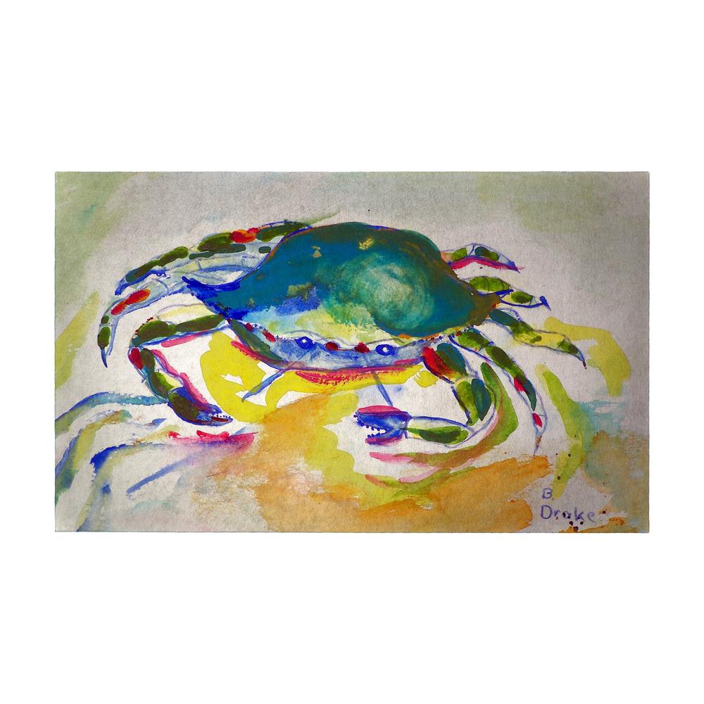 Green Crab Door Mat 30x50