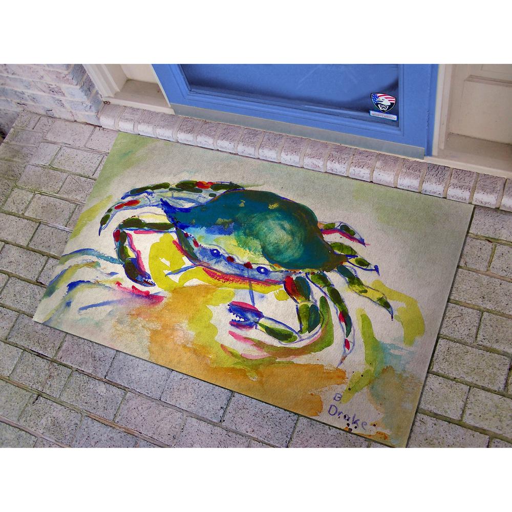 Green Crab Door Mat 30x50