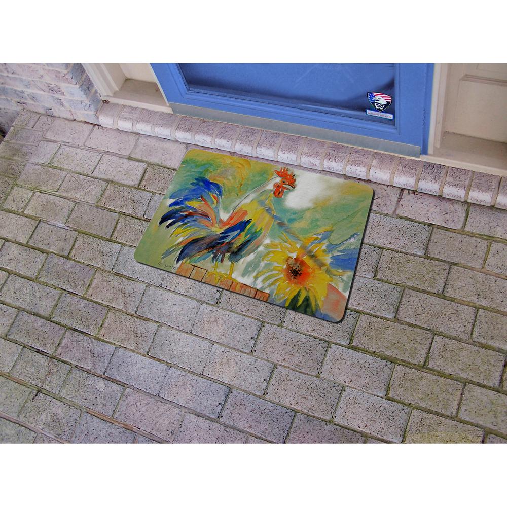 Betsy's Rooster Door Mat 18x26
