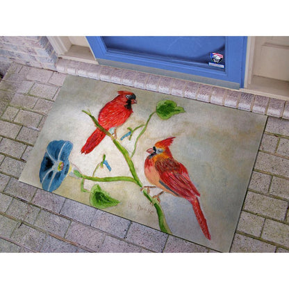 Betsy's Cardinals Door Mat 30x50