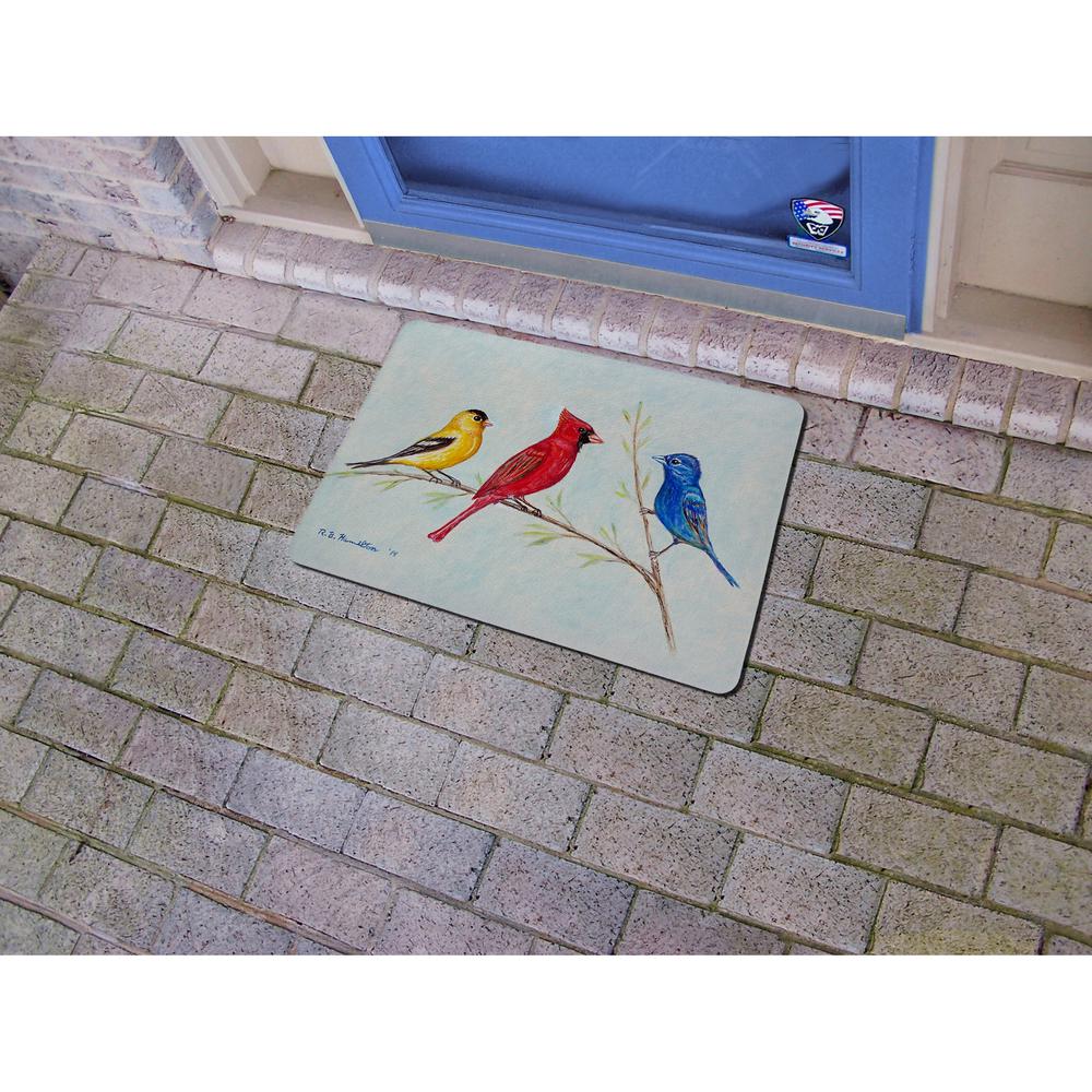 Three Birds Door Mat 18x26