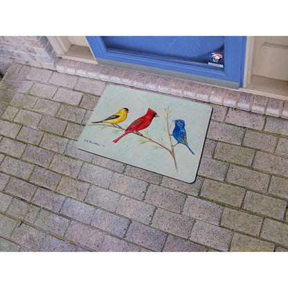 Three Birds Door Mat 18x26