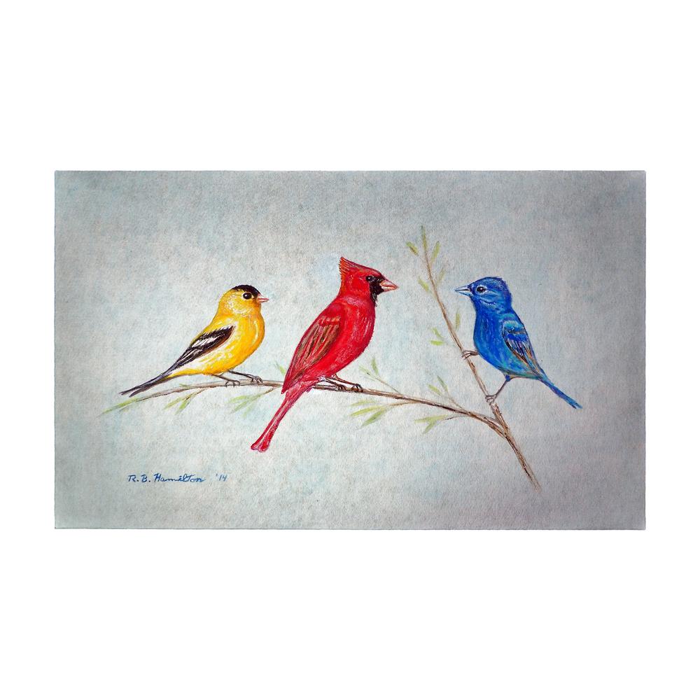 Three Birds Door Mat 30x50