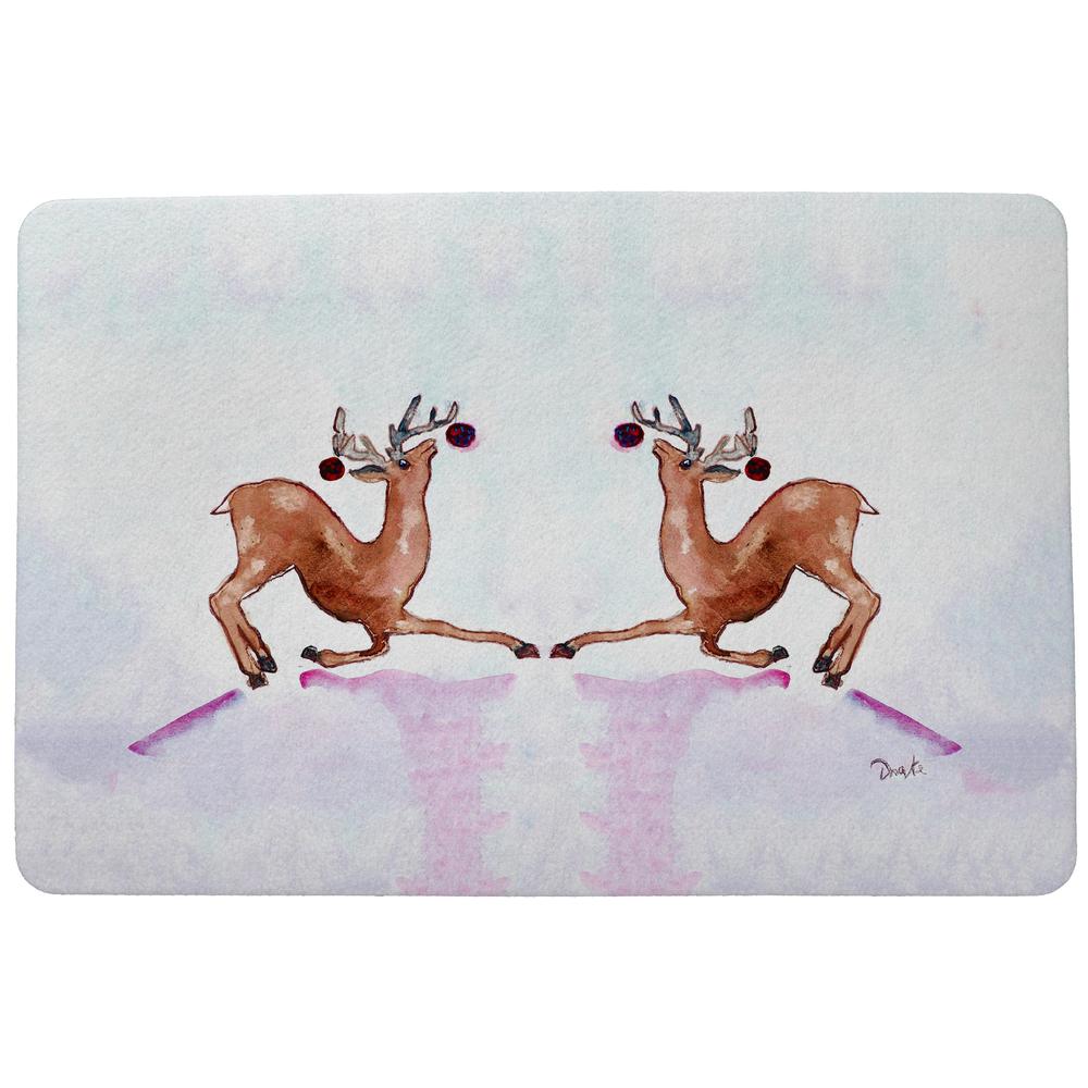 Dancing Deer Door Mat 18x26