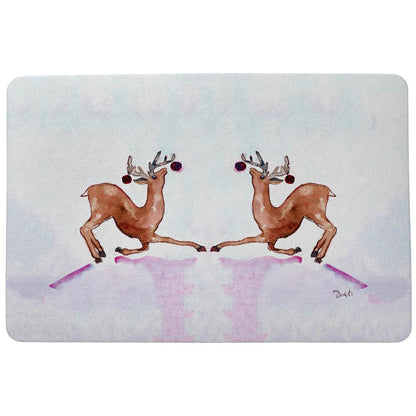 Dancing Deer Door Mat 18x26